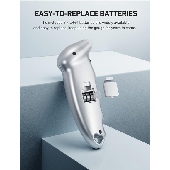 AstroAI 3 Pack Digital Tire Pressure Gauge 150 PSI 4 Settings tire gauge - Picture 2 of 6